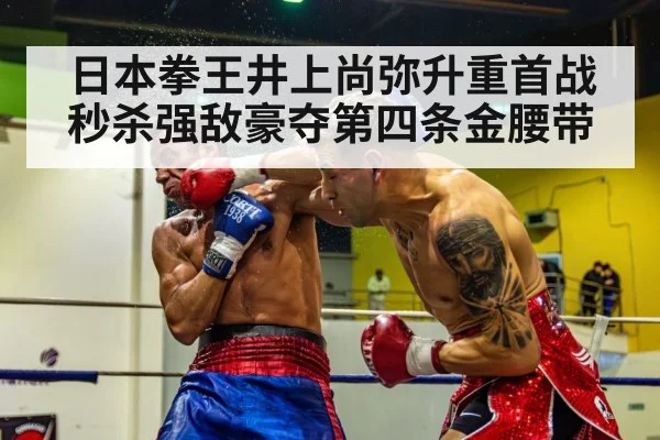 日本拳王井上尚弥升重首战秒杀强敌豪夺第四条金腰带